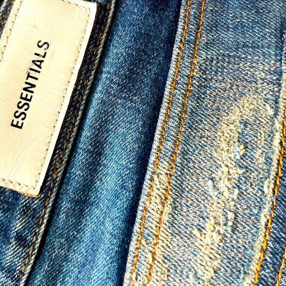 COPY - NEW W O T 🚨 Fear of god zipper ankle distressed by hand Japanese selvedge - Picture 17 of 17